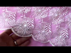 Dentelle Brodée Ivoire - Lyric