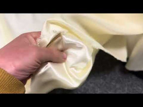 Dupion en satin de polyester crème - Clarté