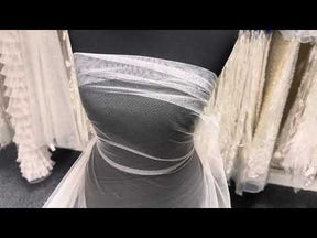 Tulle de soie ivoire - Phénomène