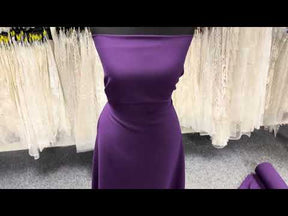 Crêpe polyester violet M/Wt - P59