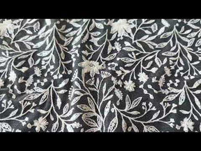 Tulle brodé de perles - EB1108