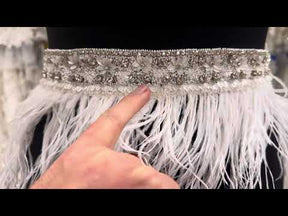 Bordure en cristal à plumes - Treasure