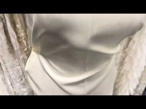 Dupion en satin de polyester crème - Clarté (P967)