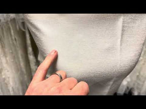 Dupion en satin de polyester ivoire - Clarté (P967)