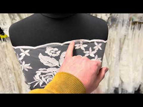 Dentelle brodée rose pâle – EB5018