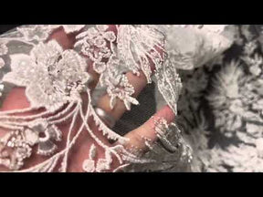 Dentelle Perlée Ivoire - Belen