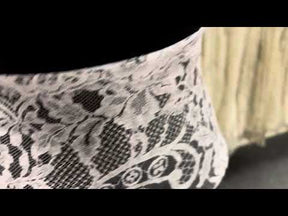 Bordure en dentelle ivoire chantilly - Kate