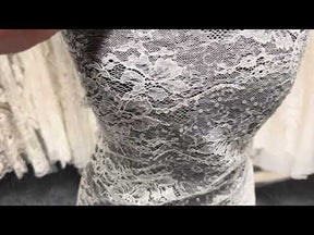 Dentelle à sequins ivoire - LB6003