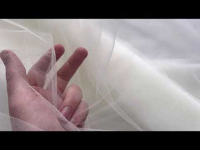 Tulle de mariée blanc en soie pour voiles – Romance