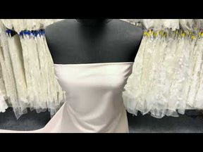 Crêpe de laine italien stretch rose foncé - PH4002