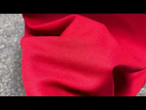 Crêpe de polyester rouge poids moyen - P59