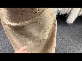 Brocart Jacquard Champagne - Calamité