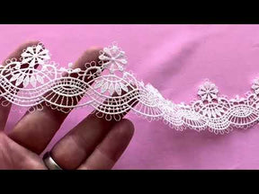 Galon en dentelle ivoire - Locust