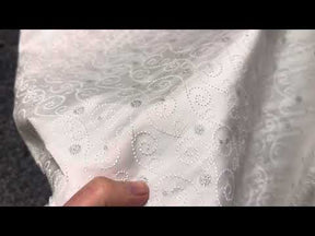 Tissu Gilet Blanc - Amsterdam