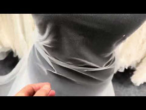 Tulle ivoire orné de strass - Phare