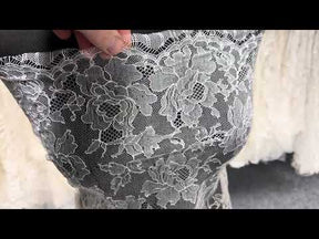 Dentelle Chantilly Ivoire - P177
