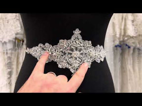 Applique en cristal brodée - Mirabelle