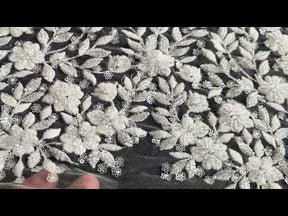 Dentelle perlée ivoire – Grove