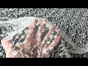 Ivory Beaded Lace - Laranjal