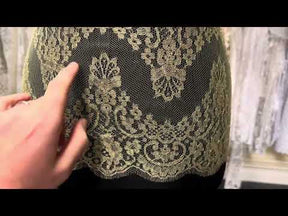 Bordure en Dentelle Chantilly Or - Natasha