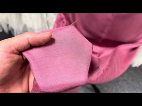 Dupion en satin de polyester rose sombre - Clarté (P967)