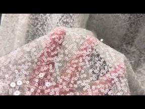 Dentelle à sequins ivoire - Finley