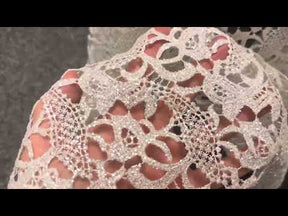 Dentelle pailletée ivoire - Logan