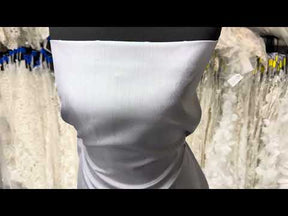 Dupion en polyester métallisé avec envers en satin - Clarté (P967)