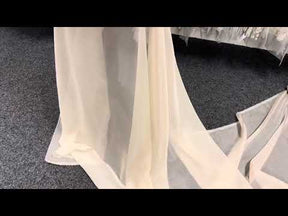 Mousseline de Polyester Champagne - Honesty