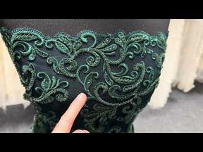 Tulle brodé de perles Hunter - EB1069