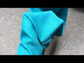 Crêpe de polyester moyen poids bleu sarcelle - P59