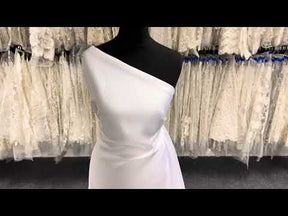 Satin Duchesse Polyester Blanc - Suprême