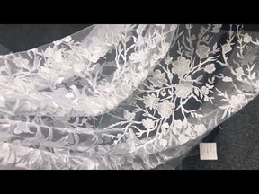 Dentelle Blanche Brodée - Janine