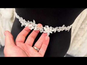 Galon en dentelle Guipure ivoire - T981