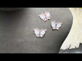 Applique papillon chocolat - M1