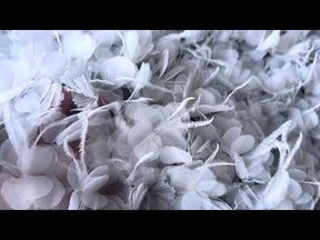 Dentelle 3D en plumes ivoire - Thimbelina