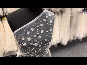 Dentelle perlée à la main ivoire - Quinta