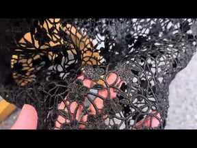 Dentelle Guipure Noire - Ebba