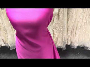 Satin Polyester Cerise - Majestic