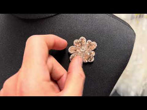 Motif Perlé Gris Foncé/Rose Poudré - MT3005