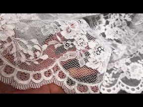 White Corded Lace - P442