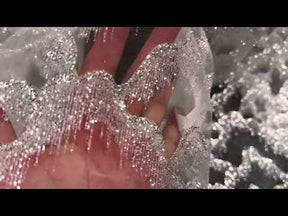 Dentelle pailletée ivoire - Melody