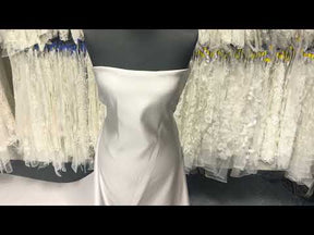 Satin Polyester Argenté - Classique (CF)
