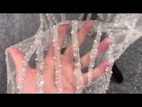 Tulle embelli ivoire - Alba