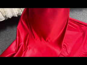 Satin Polyester Écarlate - Majestic