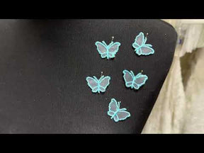Applique papillon topaze - M1