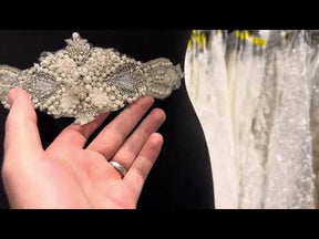 Applique en cristal brodée – Astrantia