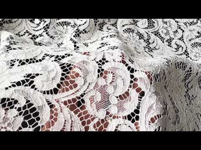 Dentelle Cordonnée Française Écologique Ivoire - LA4007