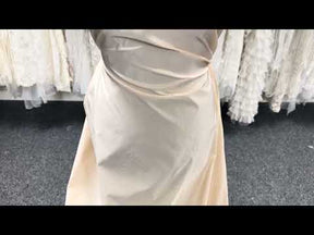 Taffetas de polyester doré - P599