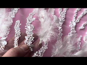 Dentelle Plume Ivoire - Lowena